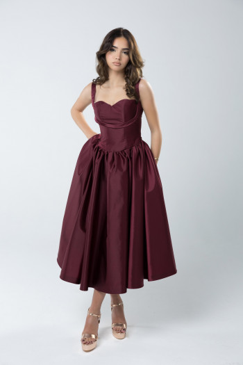 Oxblood Dress